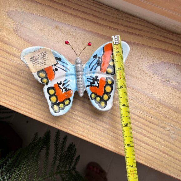 Vintage Kentucky Bourbon Flask R.E.M.Originals Decanter 1972 MCM ITALY Butterfly - Picture 3 of 4